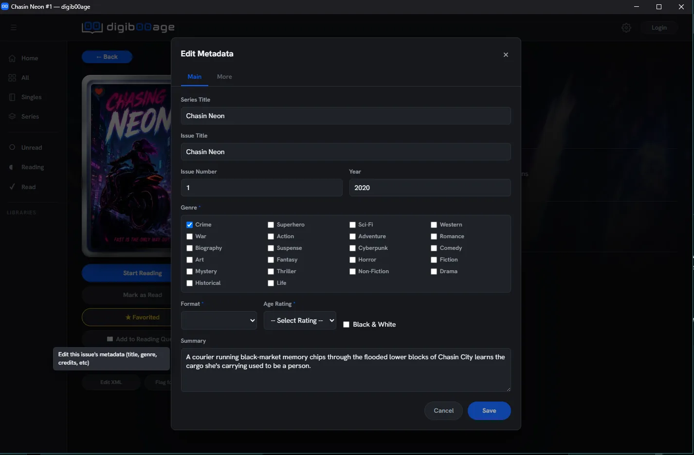 Basic editor popup